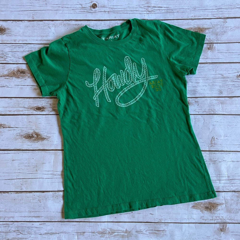 💜ARIAT howdy womens graphic tee